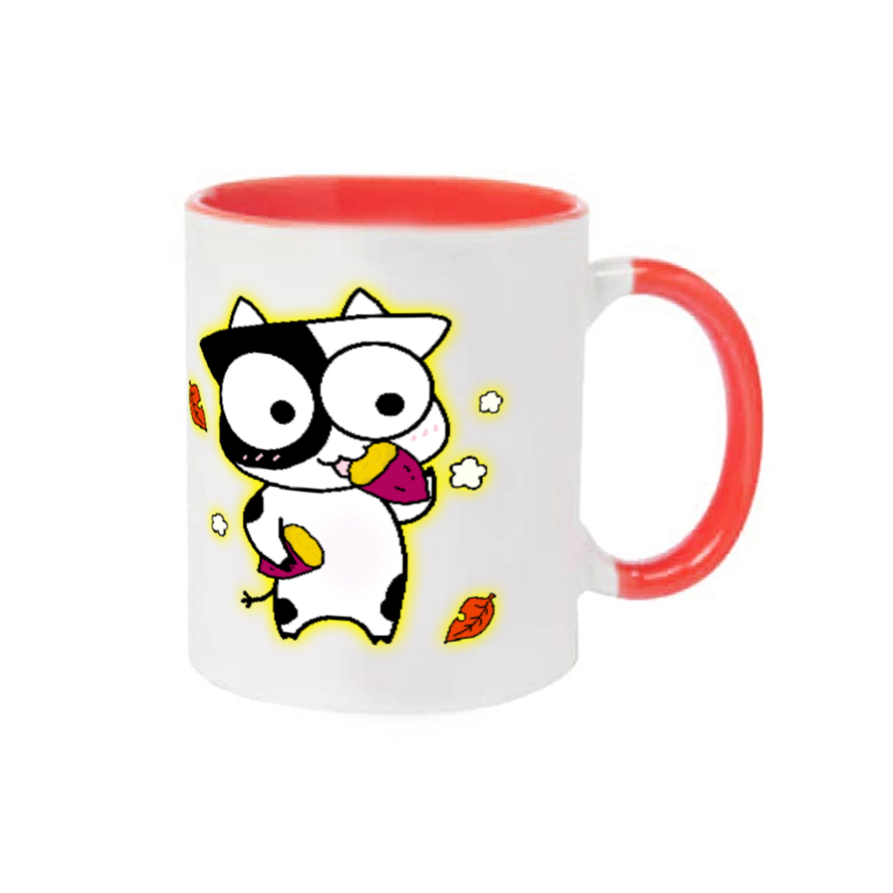 やきいもうしくん。2トーンマグカップ