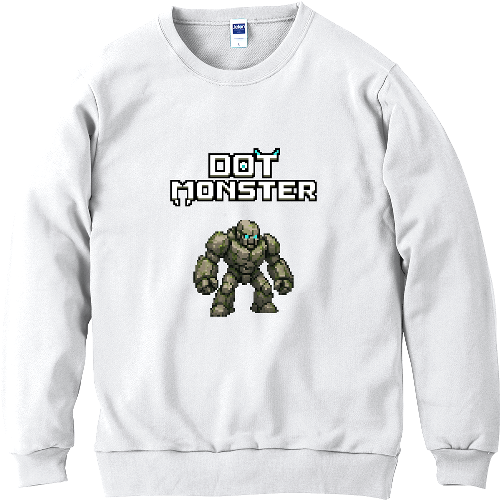 DOT MONSTER 10　ストーンゴーレム