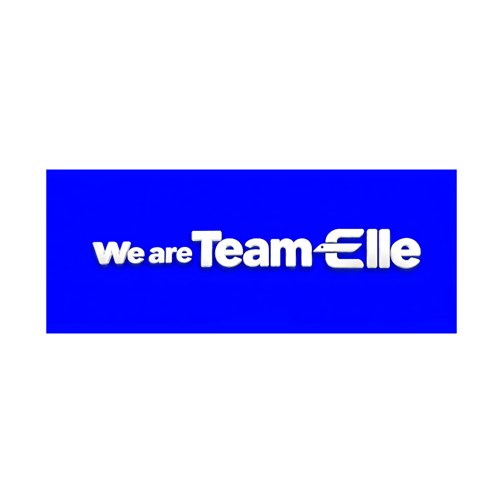 Team Elleロゴタオル(青)