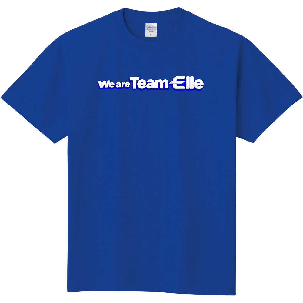 Team ElleシンプルロゴTシャツ(青)