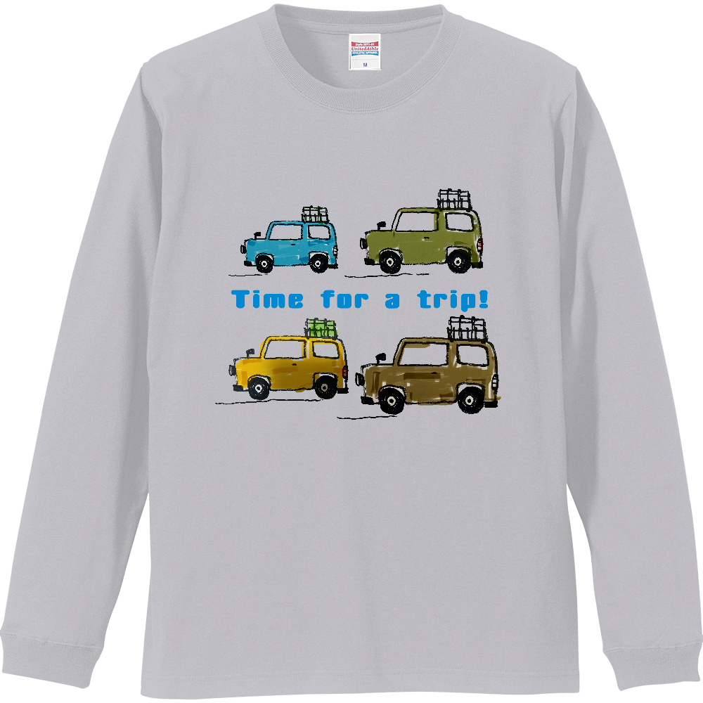 Time for a trip!　ロングスリーブtシャツ