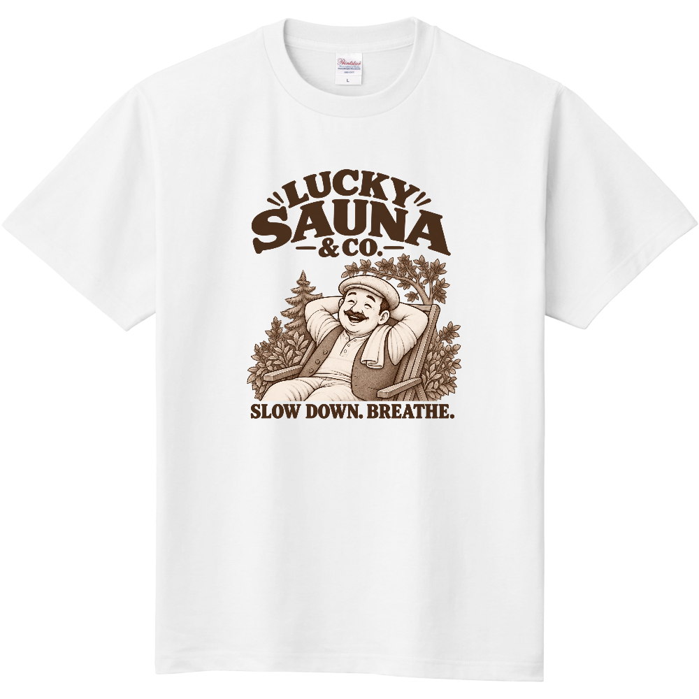 サウナTシャツ（支配人 011-LIGHT）