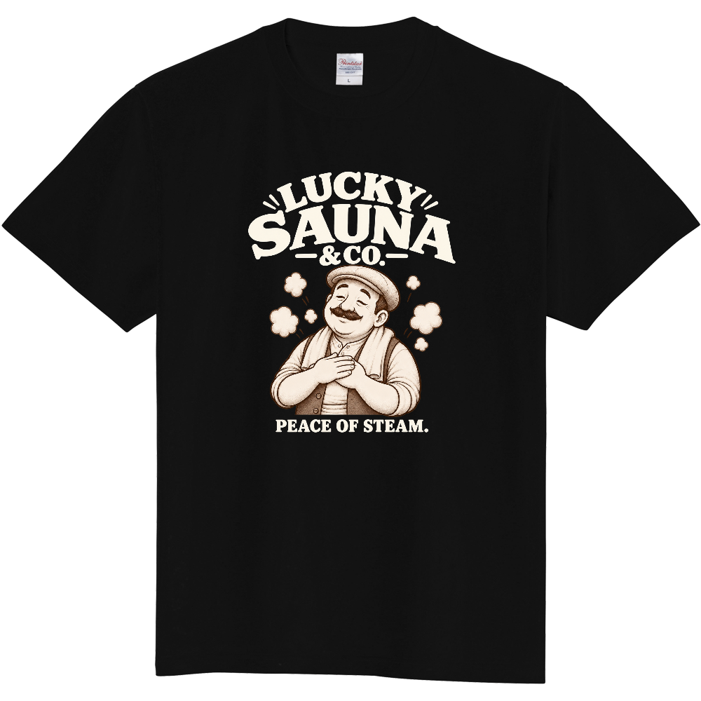 サウナTシャツ(支配人 008-DARK)