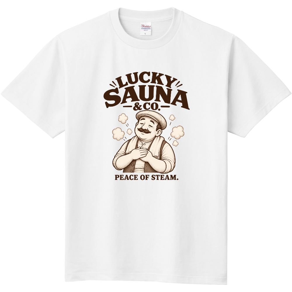 サウナTシャツ(支配人 008-LIGHT)