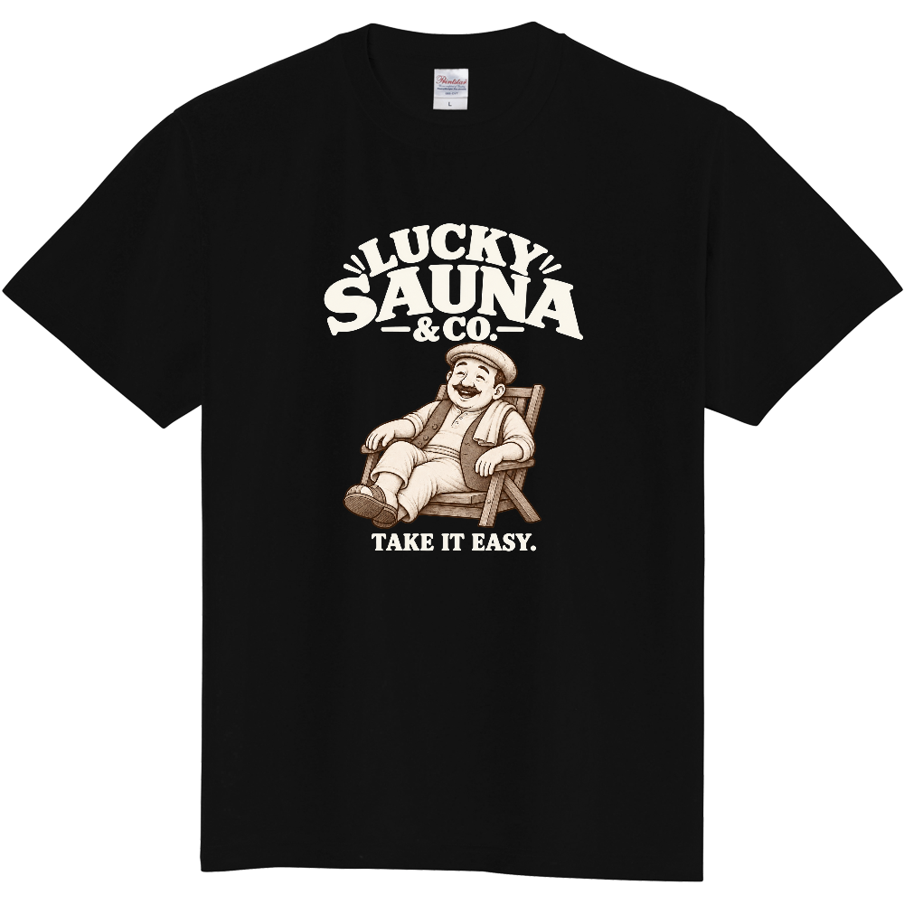 サウナTシャツ（支配人 006-DARK）