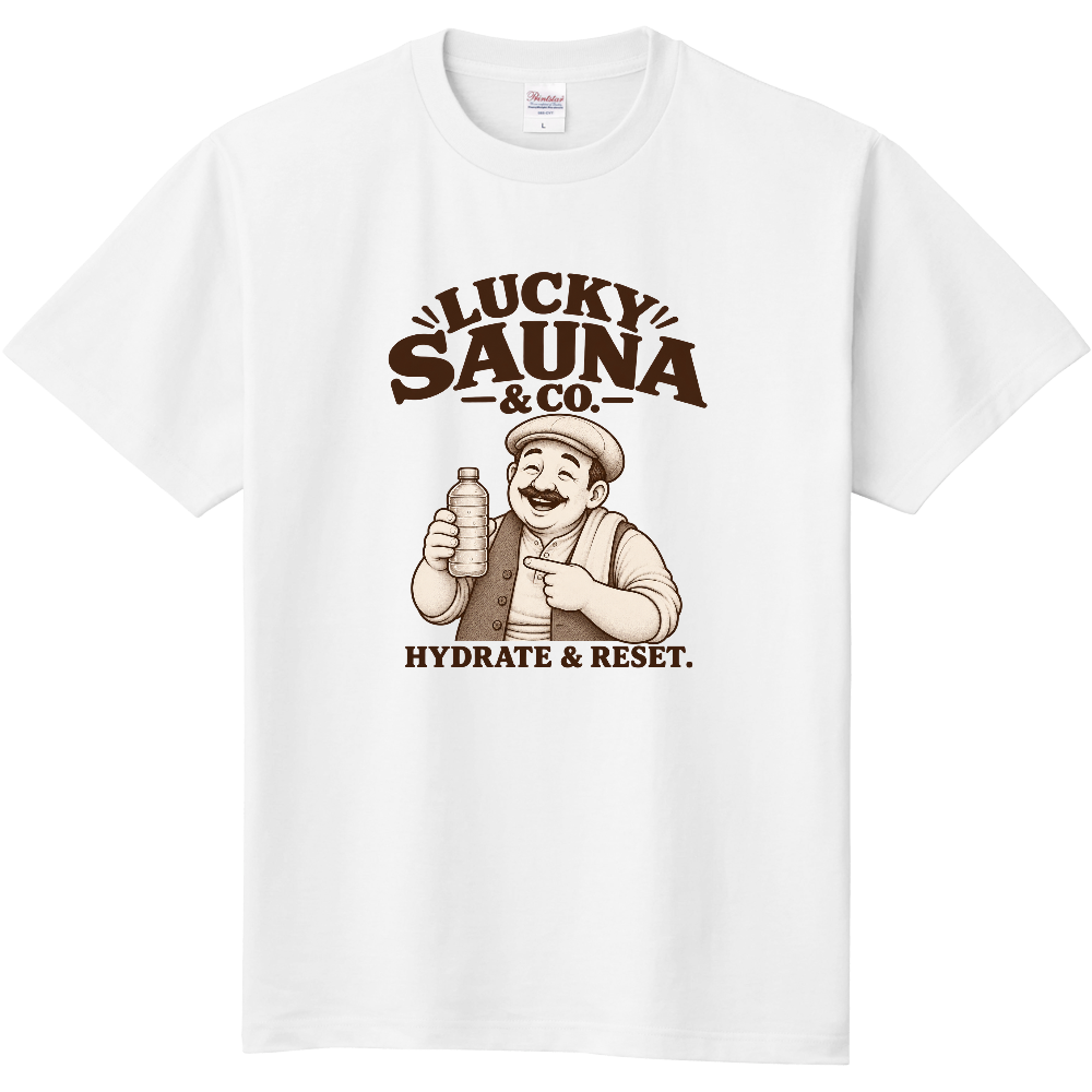 サウナTシャツ（支配人 005-LIGHT）