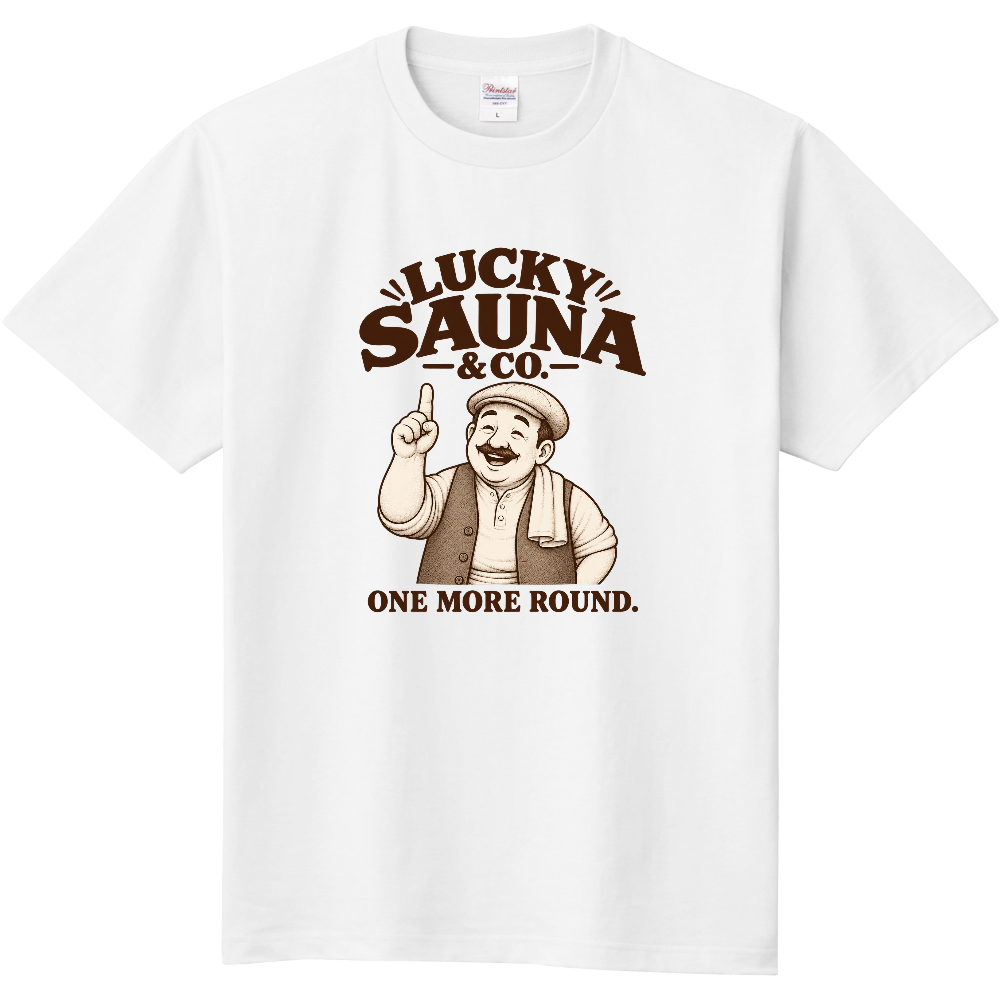 サウナTシャツ（支配人 004-LIGHT）