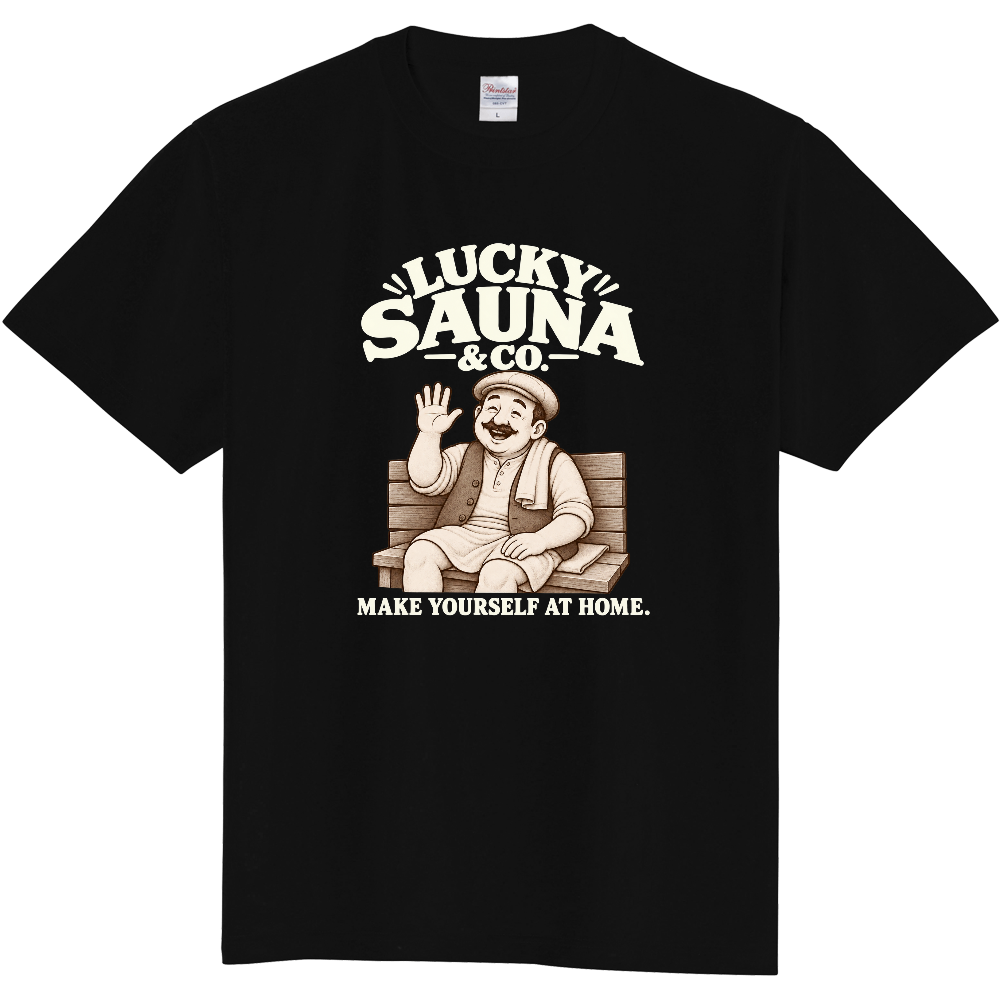 サウナTシャツ(支配人 003-DARK)