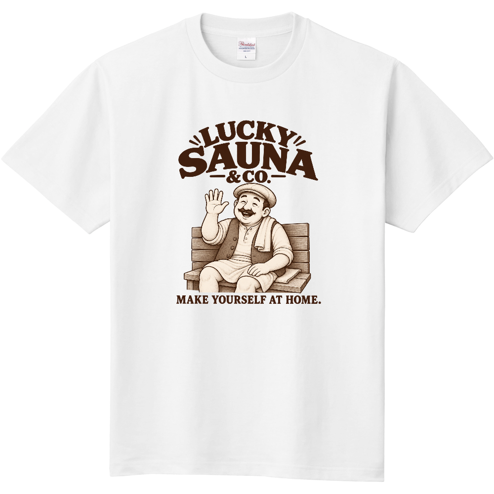 サウナTシャツ(支配人 003-LIGHT)