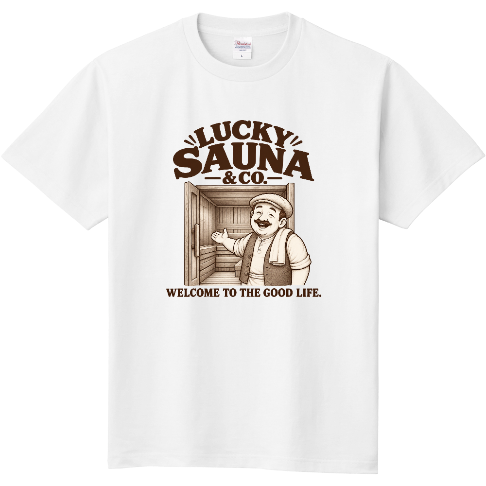 サウナTシャツ（支配人 002-LIGHT）