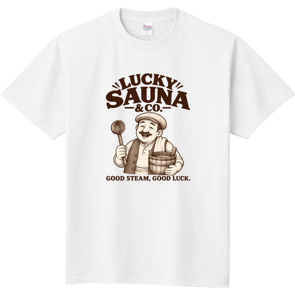 サウナTシャツ（支配人 001-LIGHT）