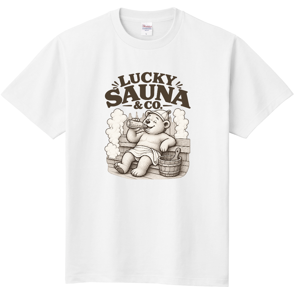 サウナTシャツ（クマ 009-LIGHT）