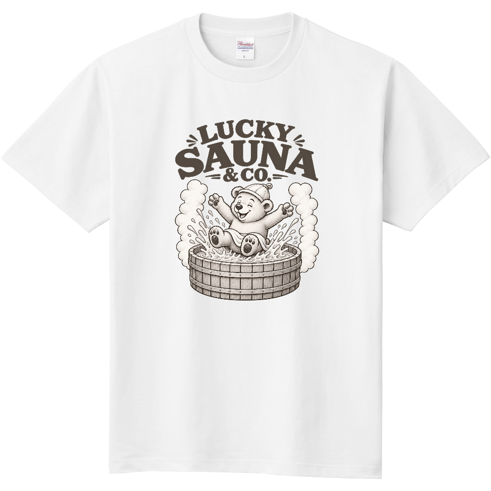 サウナTシャツ(クマ 008-LIGHT)