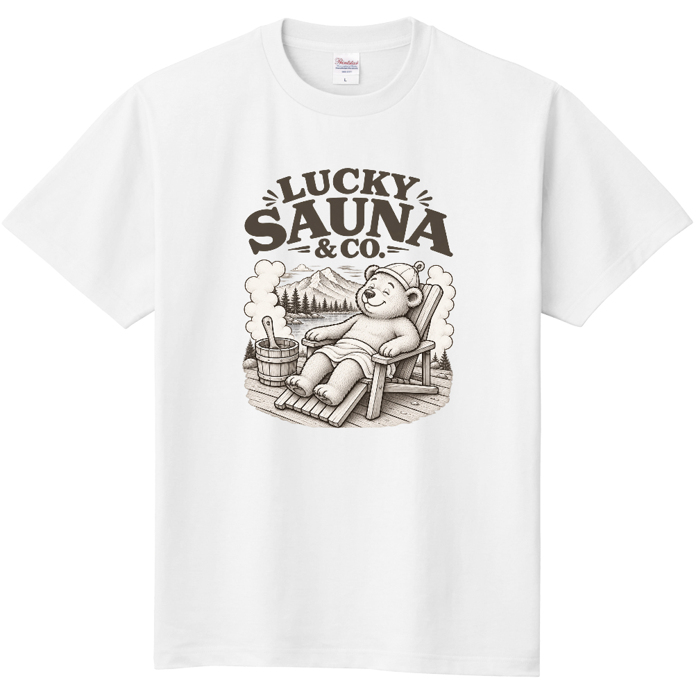 サウナTシャツ（クマ 006-LIGHT）