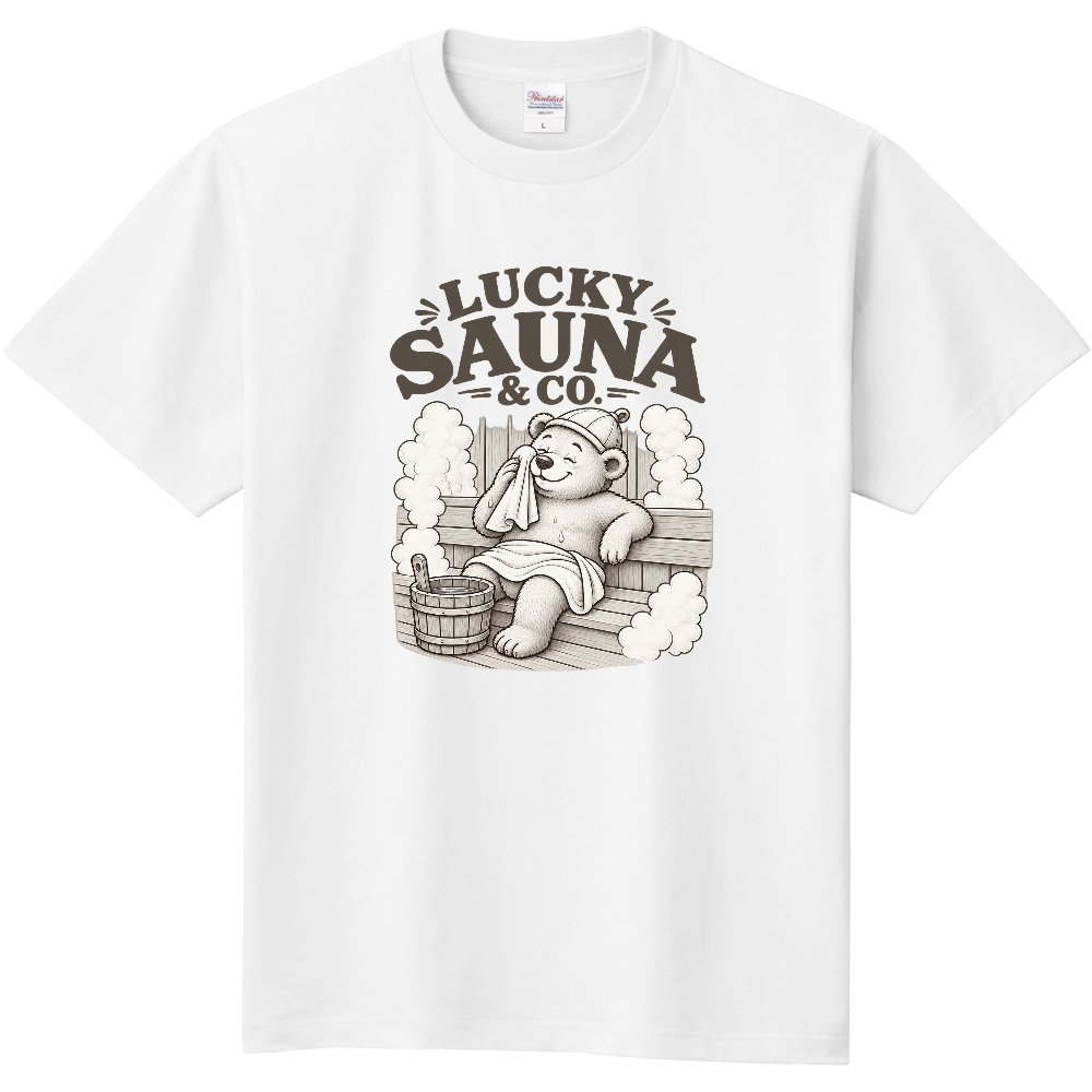 サウナTシャツ（クマ 005-LIGHT）