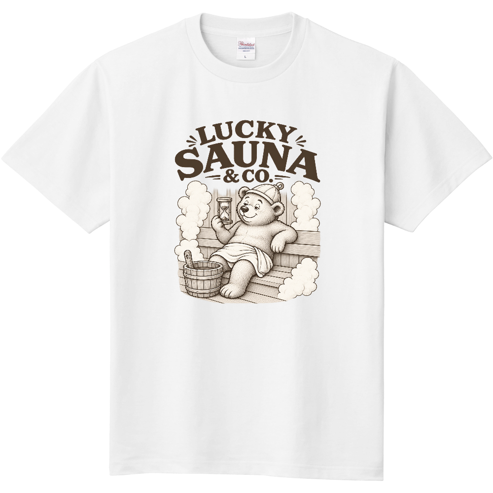 サウナTシャツ(クマ 004-LIGHT)