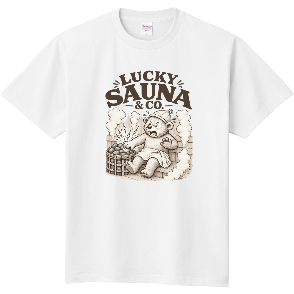サウナTシャツ(クマ 003-LIGHT)