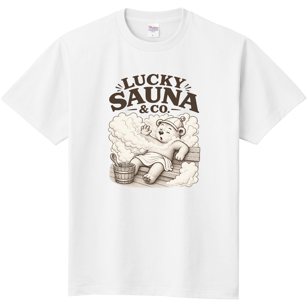 サウナTシャツ(クマ 002-LIGHT)