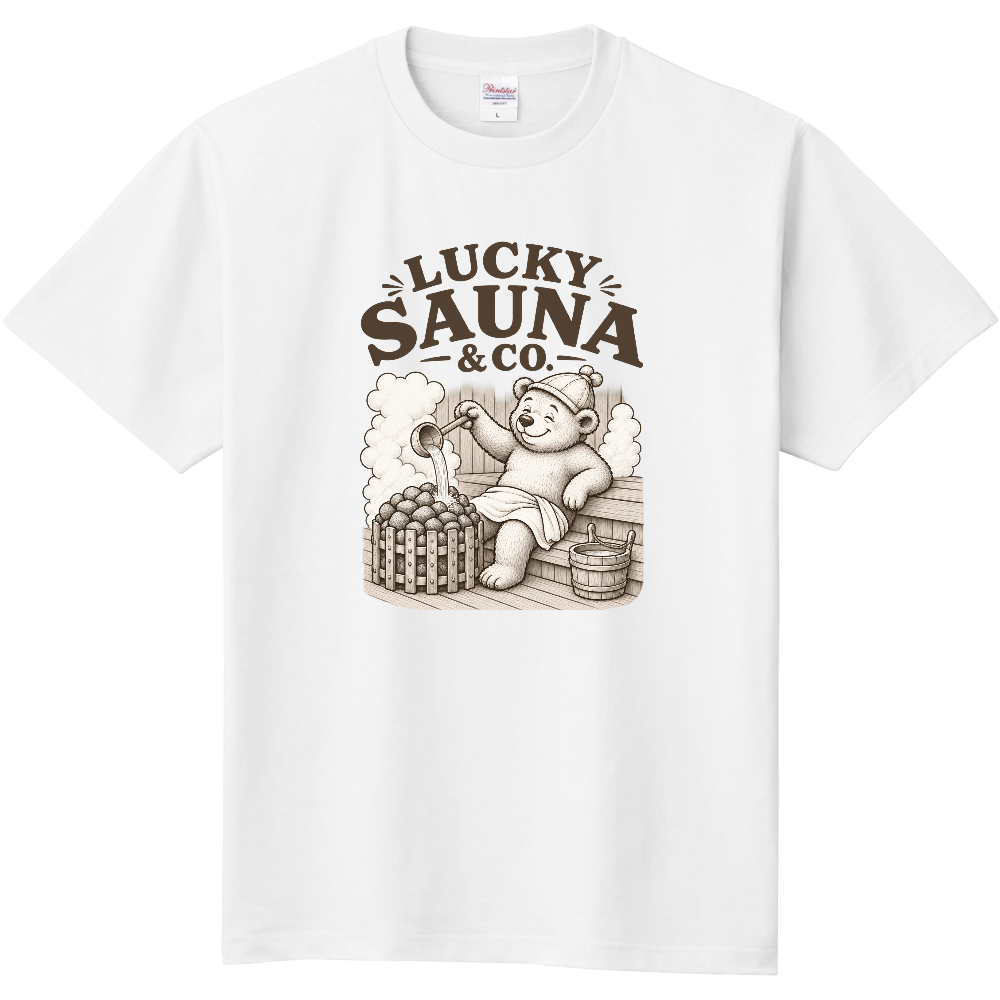 サウナTシャツ(クマ 001-LIGHT)