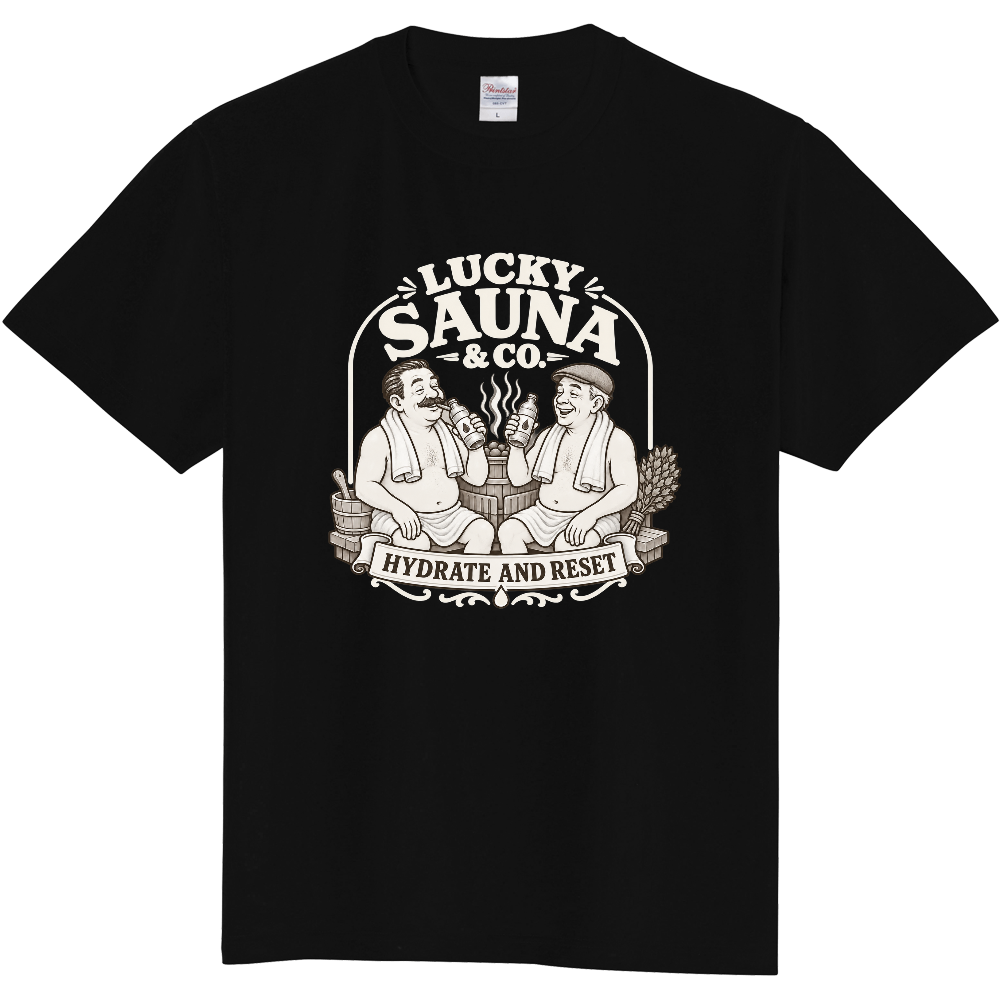 サウナTシャツ（紳士 014-DARK）