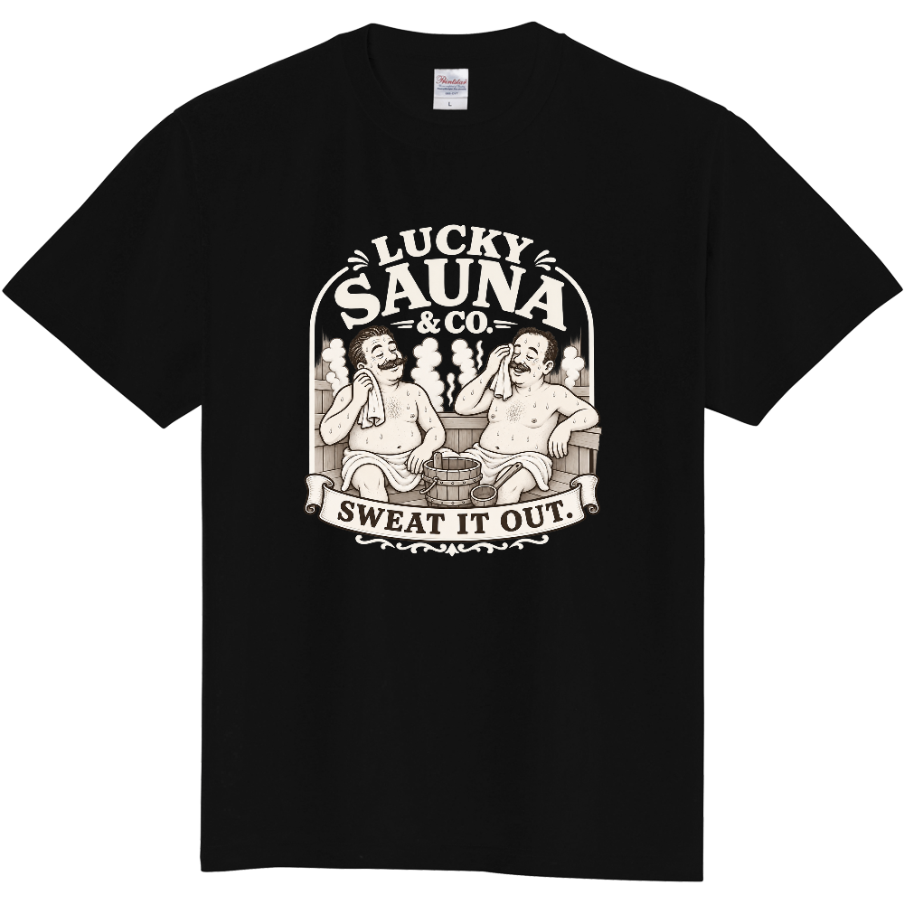 サウナTシャツ（紳士 008-DARK）
