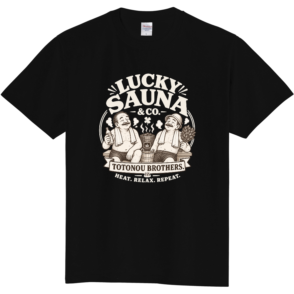 サウナTシャツ(紳士 004-DARK)