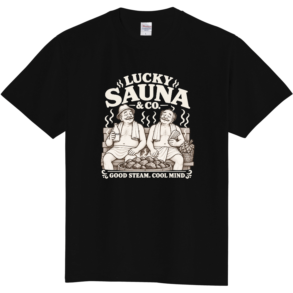 サウナTシャツ(紳士 002-DARK)