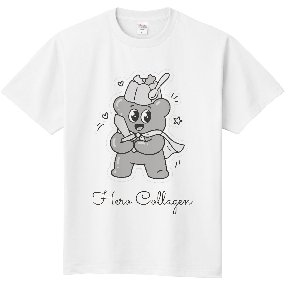 勇者コラーゲンTシャツ（ホワイト）｜食図鑑