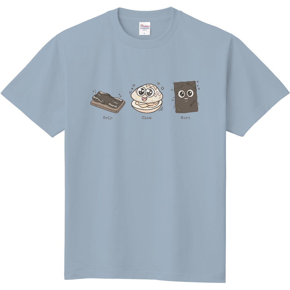 うみのなかまTシャツ（アシッドブルー）｜食図鑑
