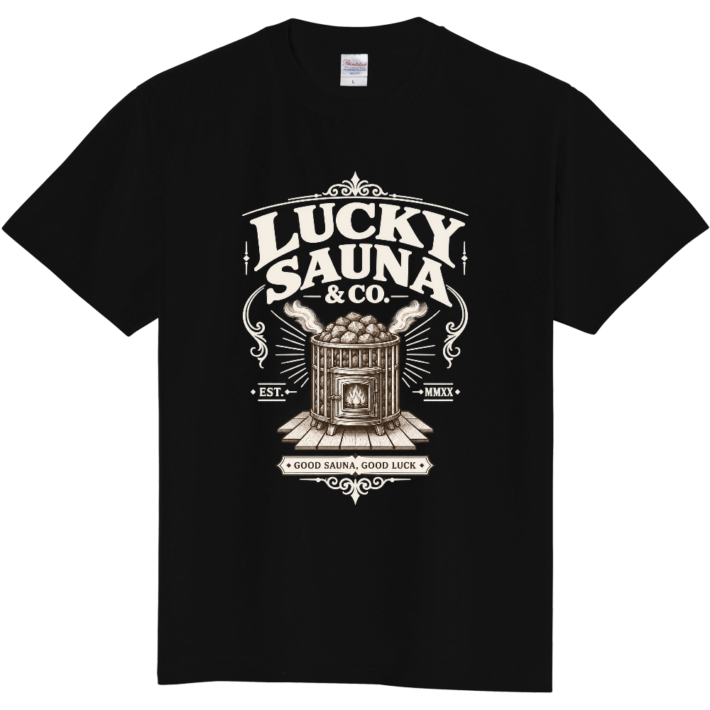 サウナTシャツ(サウナ 006-DARK)