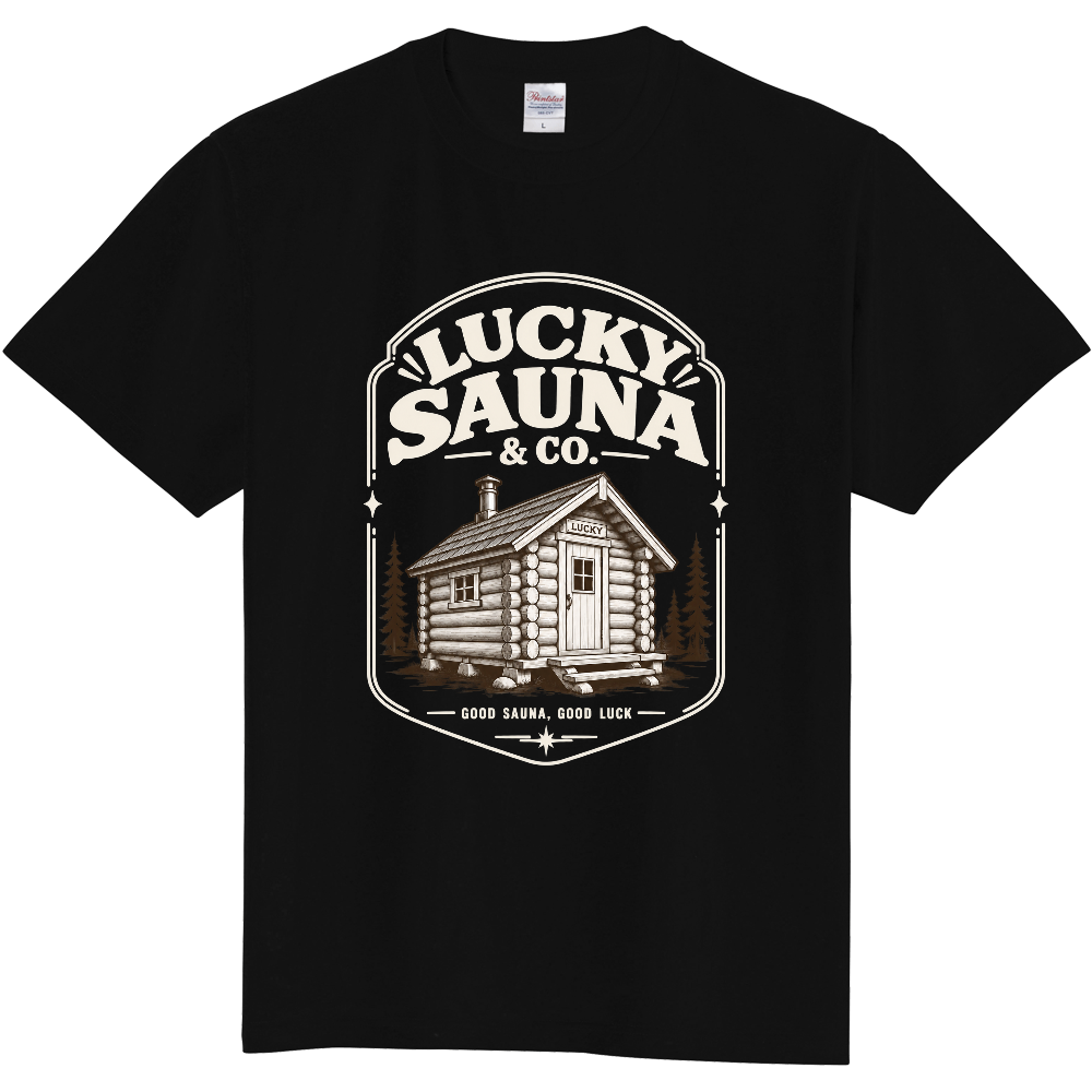 サウナTシャツ(サウナ 001-DARK)