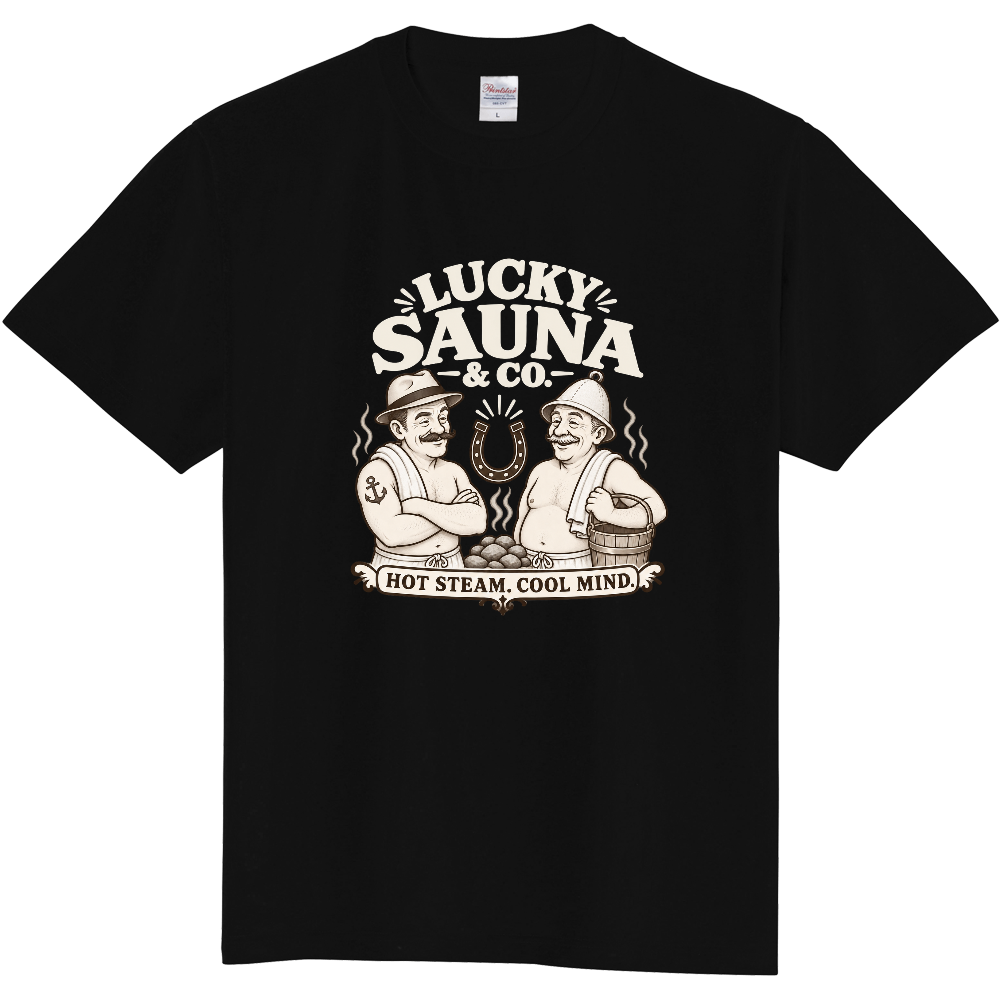サウナTシャツ(紳士 019-DARK)