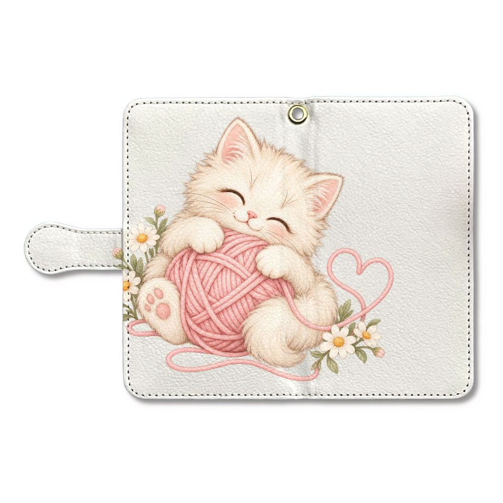 毛糸とこねこのハート