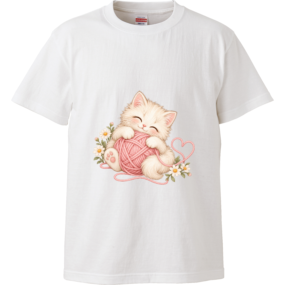 毛糸とこねこのハート
