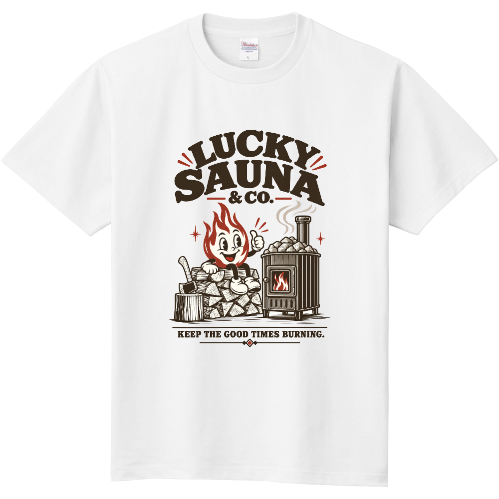 サウナTシャツ(レトロ 012-LIGHT)