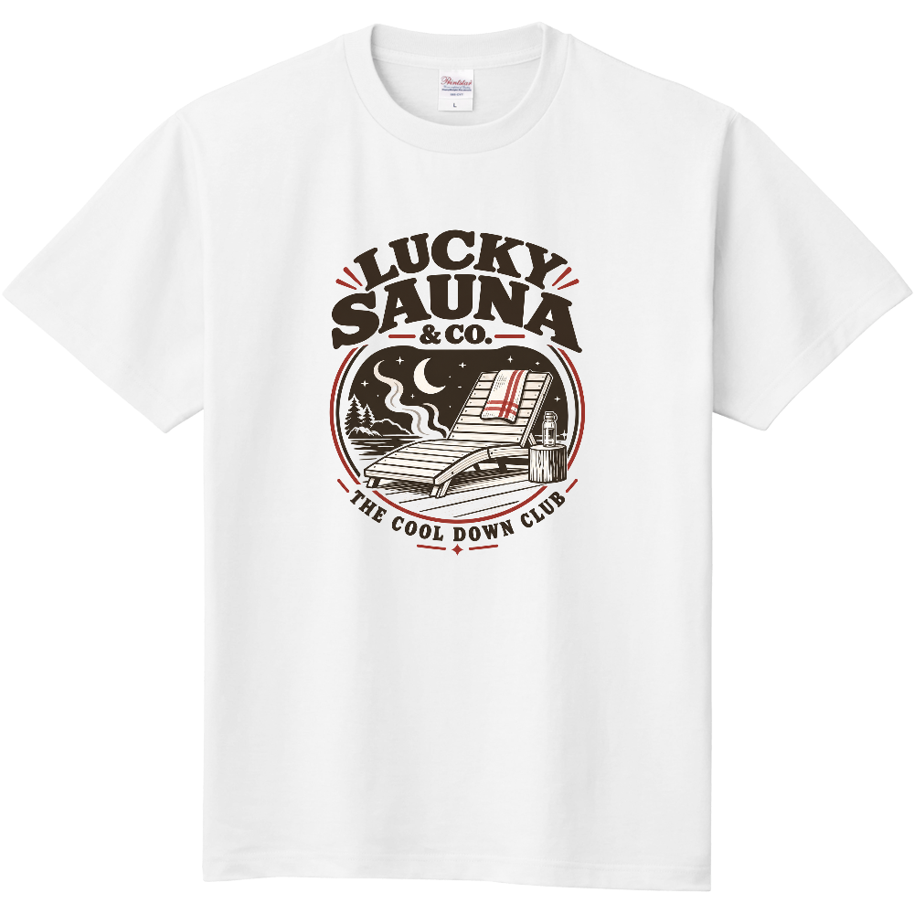 サウナTシャツ(レトロ 004-LIGHT)
