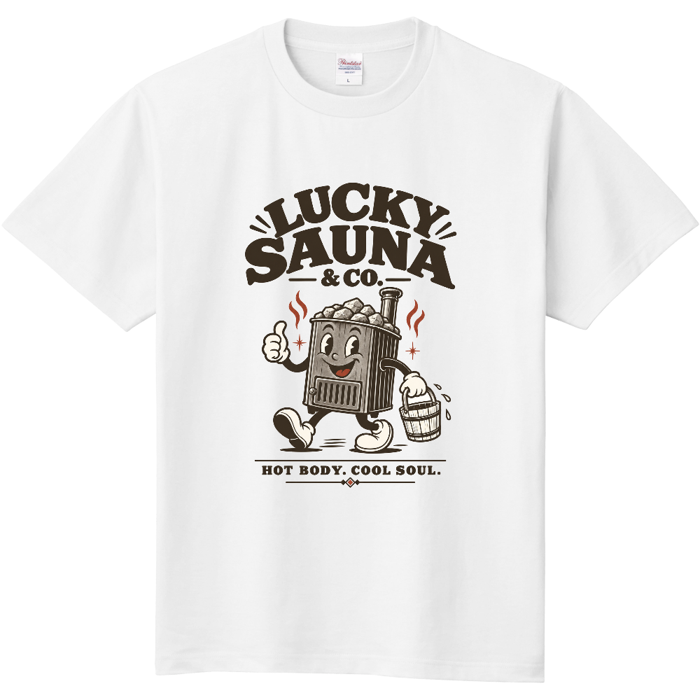 サウナTシャツ(レトロ 002-LIGHT)