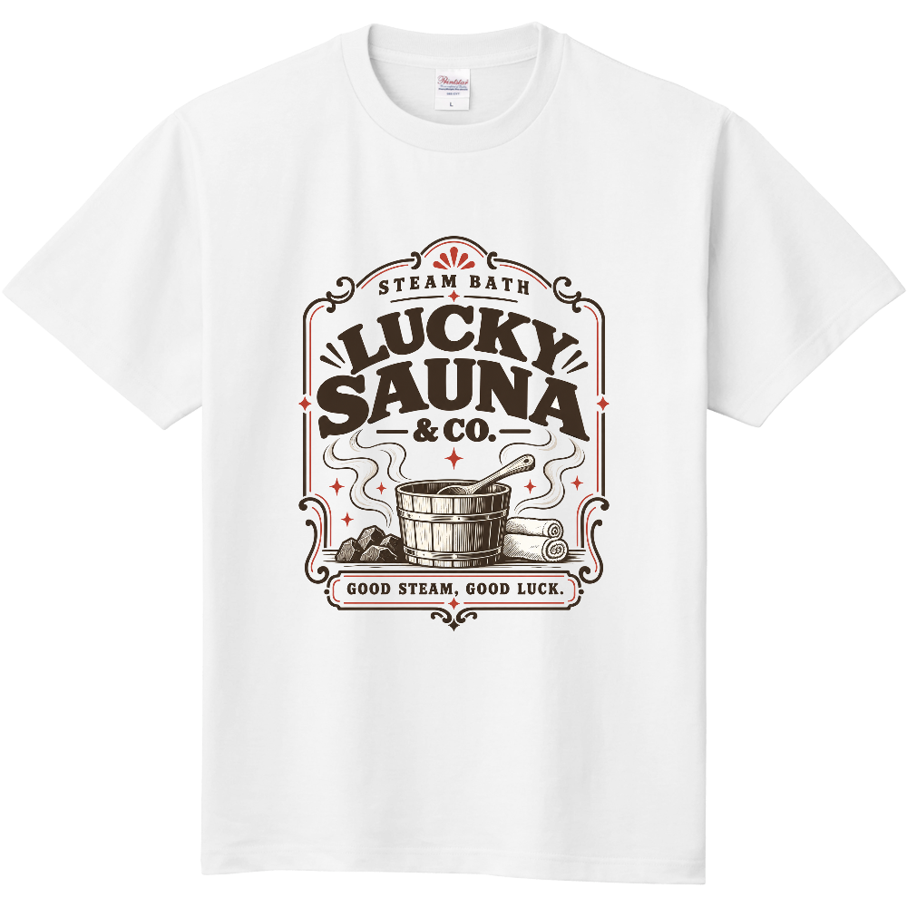 サウナTシャツ(レトロ 001-LIGHT)