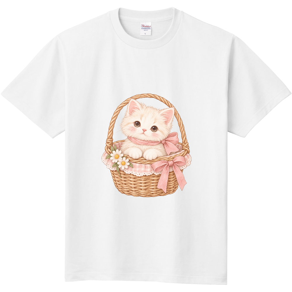 ピクニックかごのこねこ