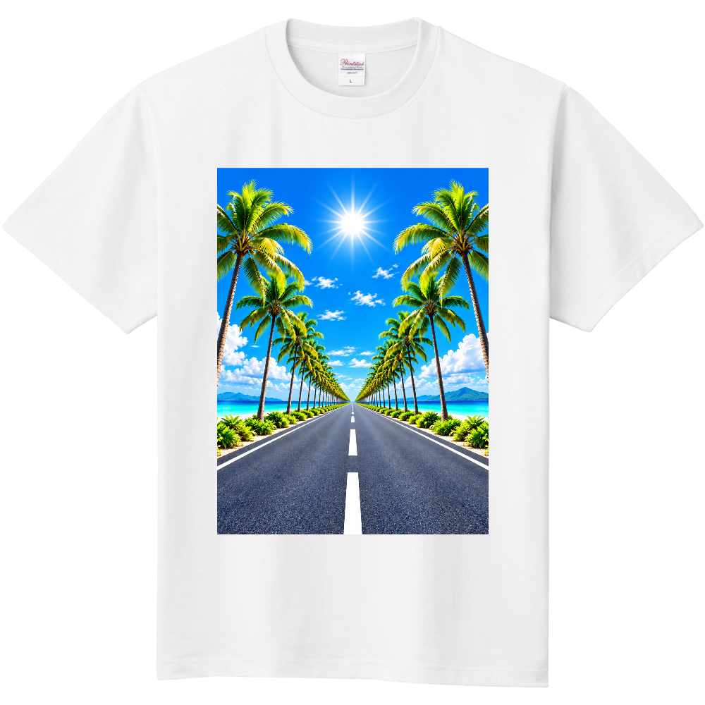 楽園へ一直線!ロードTシャツ【CHILL】