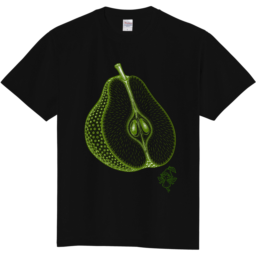 Tシャツ/ラ・フランス/ブラック