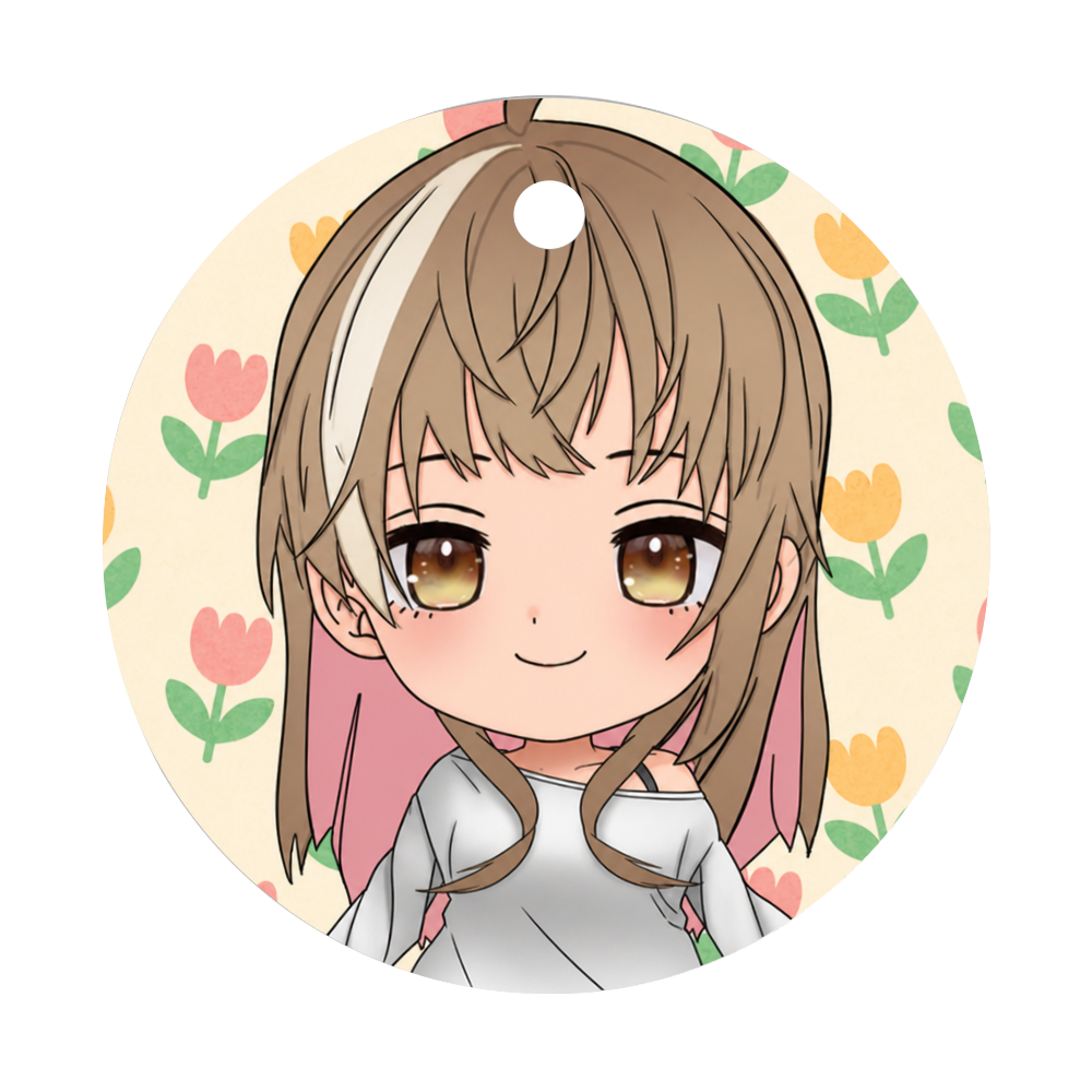 まるひレザーキーホルダー