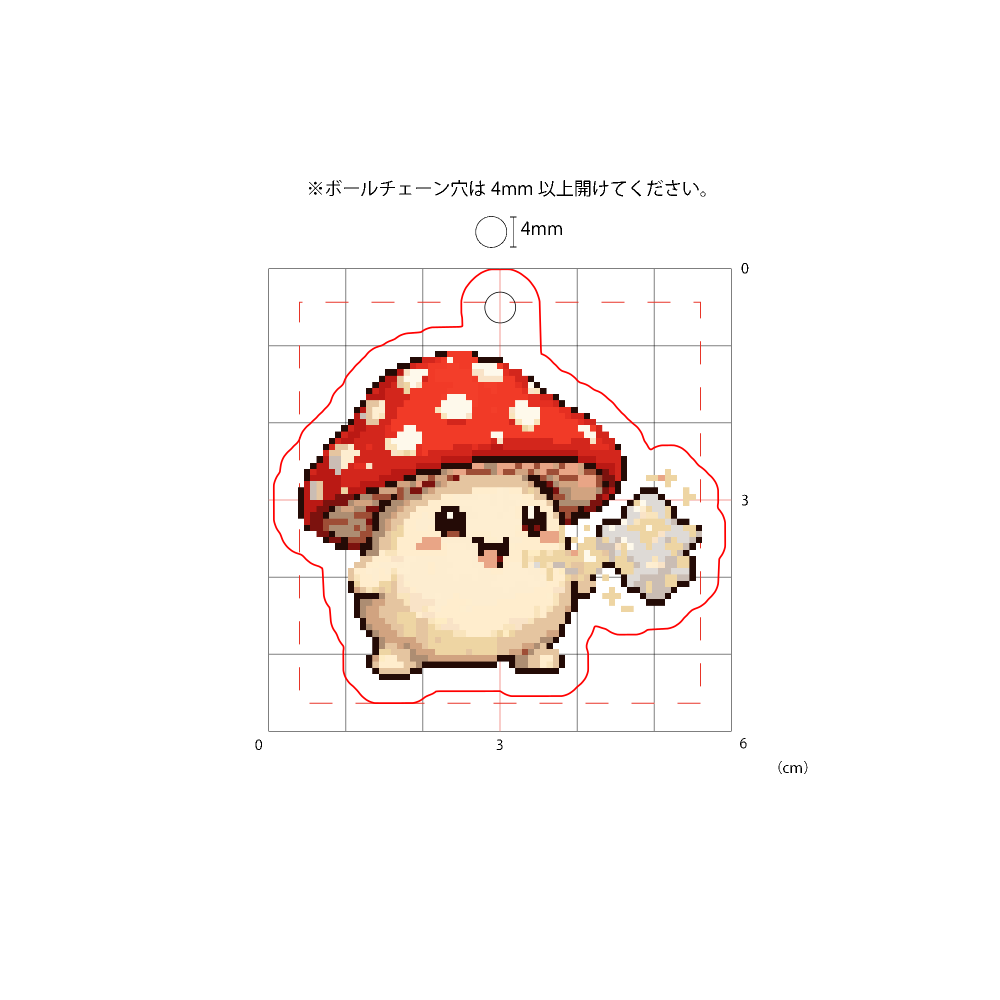 DOT MONSTER キノポン アクキー