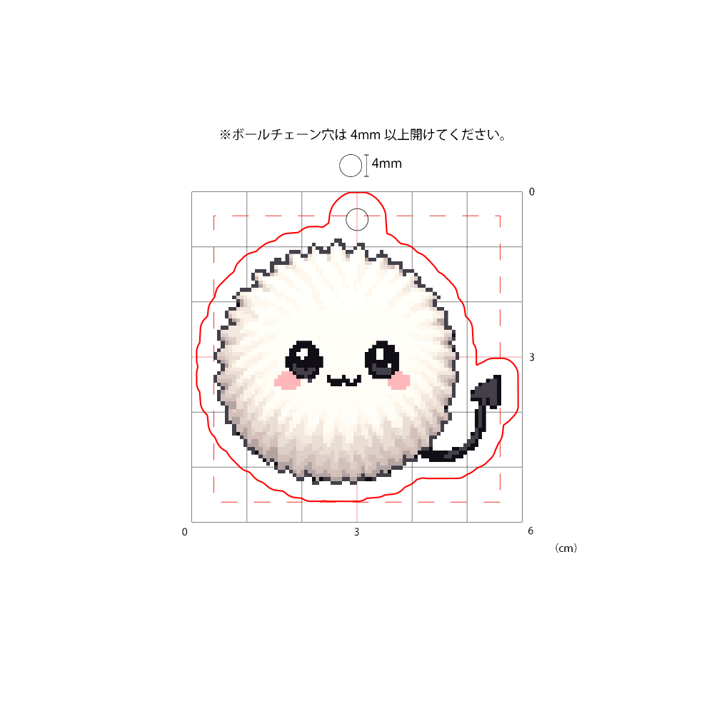 DOT MONSTER モフット アクキー