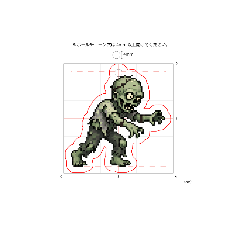 DOT MONSTER ゾンビ アクキー