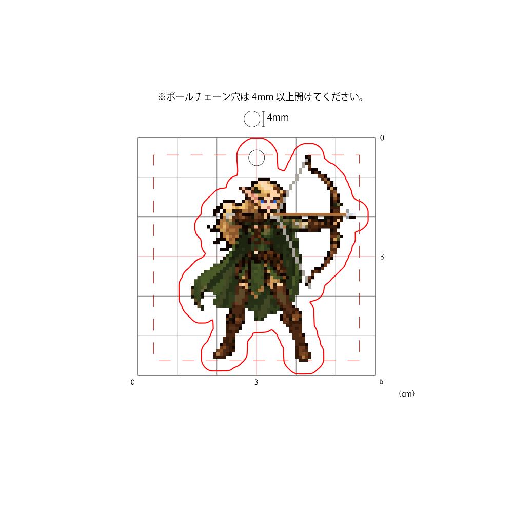 DOT MONSTER アーチャーエルフ アクキー