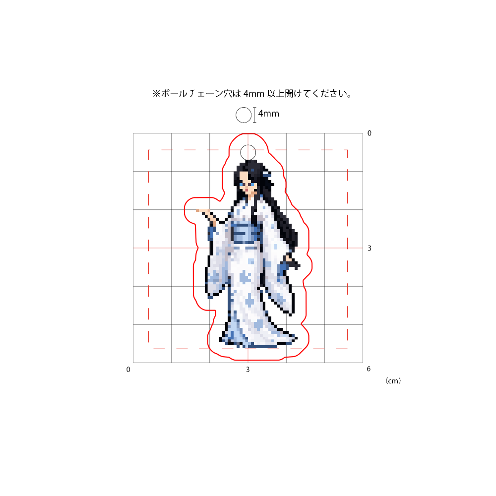 DOT MONSTER ユキオンナ アクキー