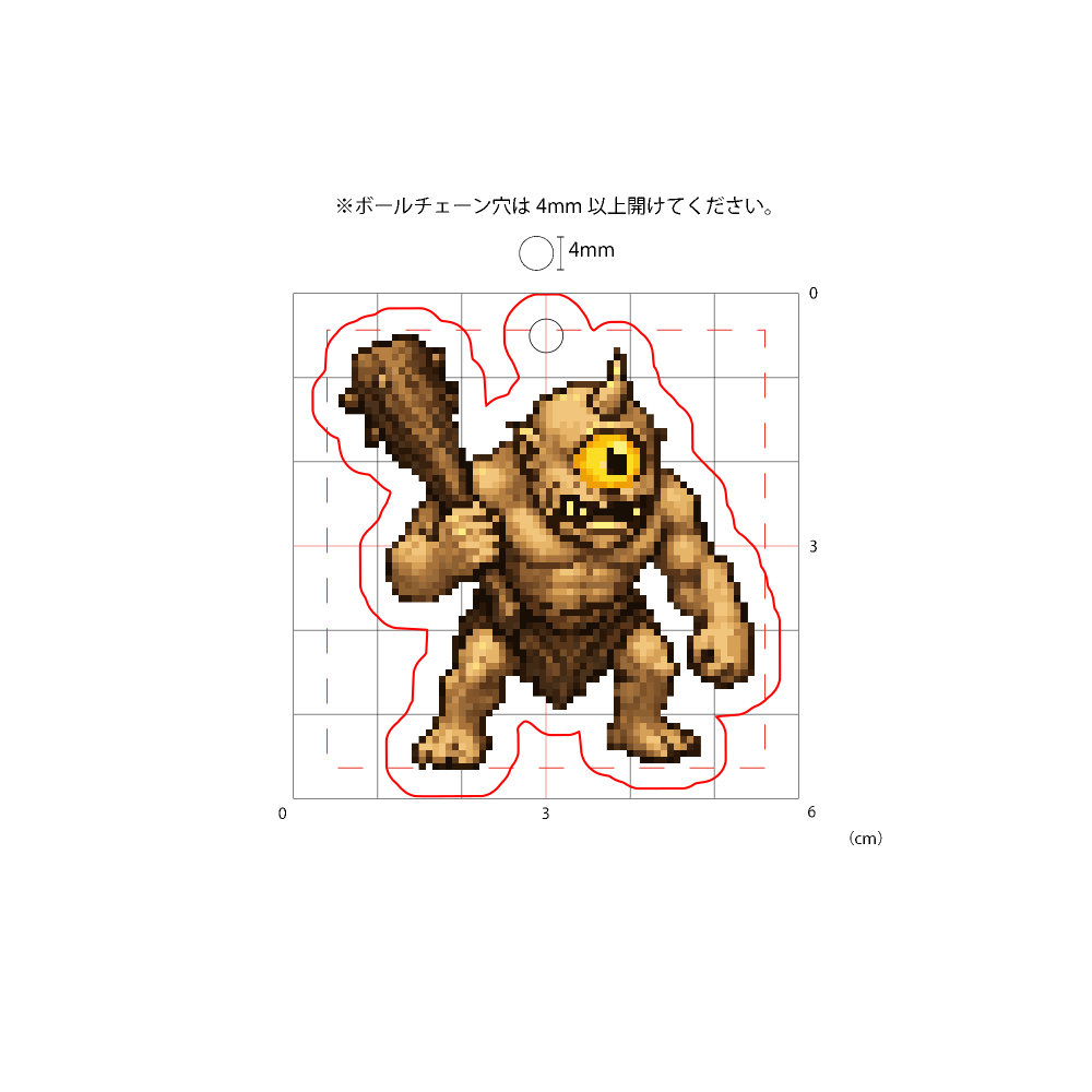 DOT MONSTER　サイクロプス　アクキー