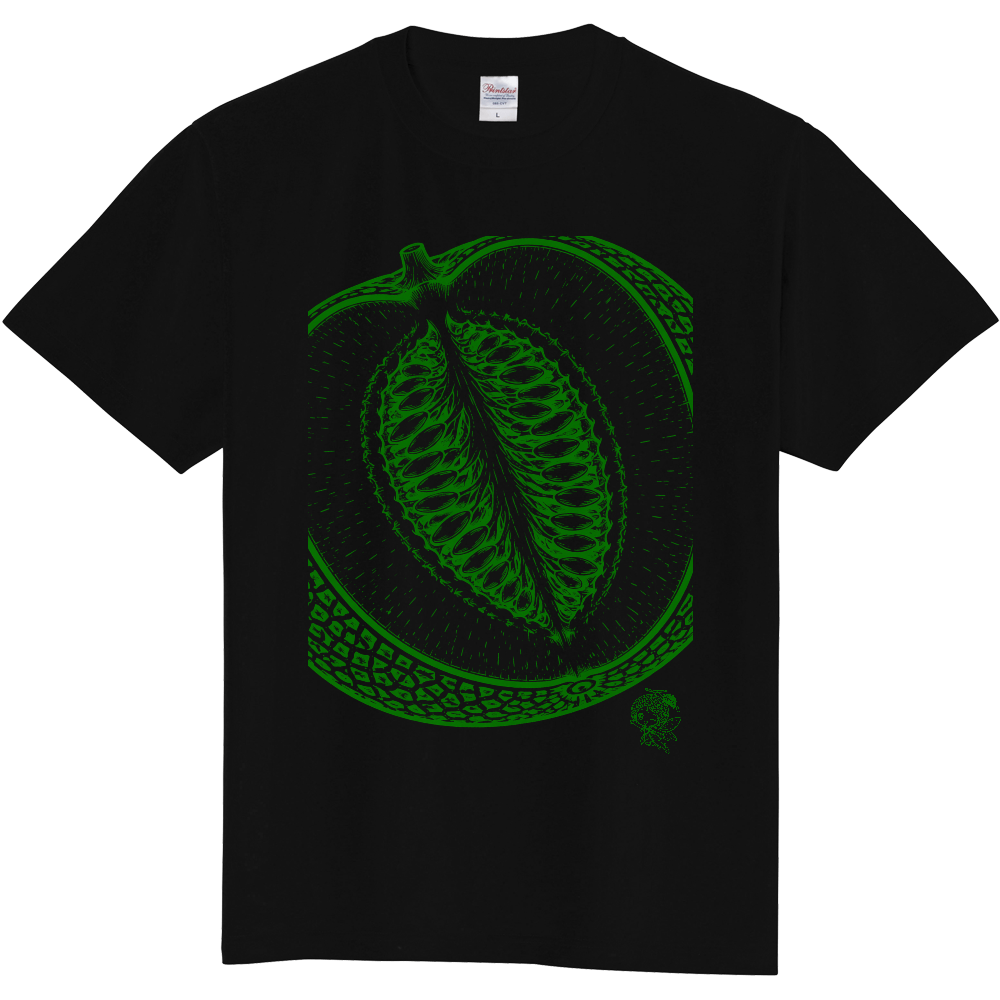Tシャツ/メロン/ブラック