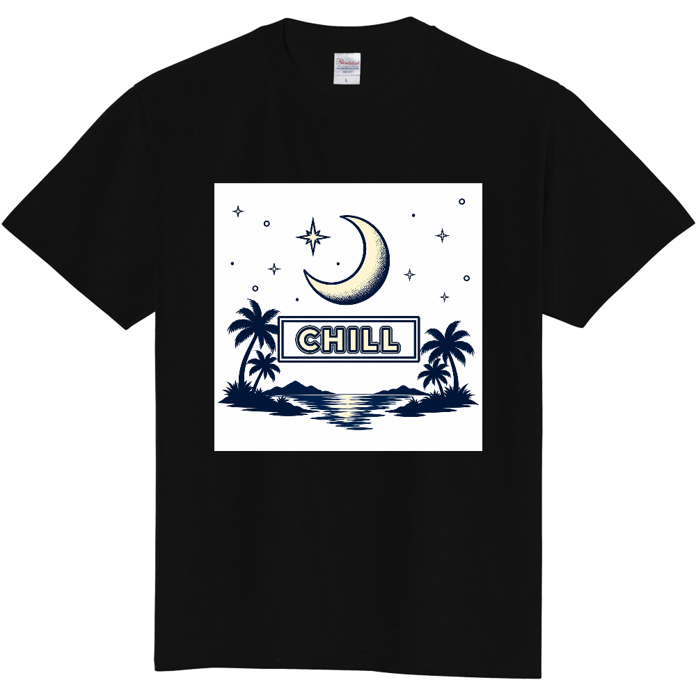 【CHILL】三日月パラダイス Tシャツ / Crescent Paradise T-Shirt
